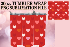 WHIMSICAL ESCAPES 20oz TUMBLER WRAP, Valentine's Pattern Product Image 1