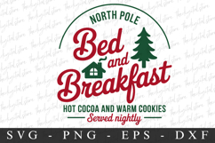 Bed Breakfast Svg | Christmas svg Product Image 1