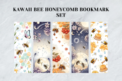 Kawaii Bee Honeycomb Bookmark Set,Cute Bumblebee Honey Desig Product Image 4