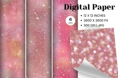 pink glitter Background Wallpaper Sparkles Digital Paper_105 Product Image 1