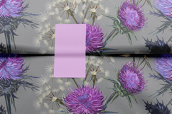 Dandelion hand-drawn wildflowers pattern collection Product Image 4