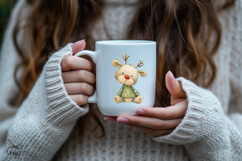 Funny Christmas bears cliparts - 10 Variations Product Image 3