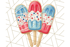 Fourth of July Cookie PNG, Patriotic Clipart USA Treats Png Product Image 4