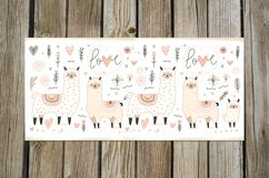 Valentine alpaca | 4 love scandi Mug Sublimation designs Product Image 4