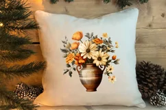 Christmas Antique Vases Clipart, Christmas Clipart Product Image 4