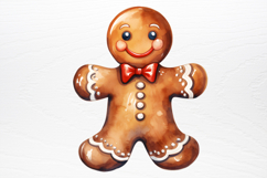 Gingerbread Man Sublimation Clipart PNG Product Image 4
