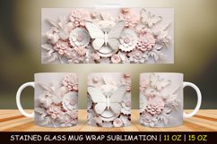 Butterfly Mug Wrap, 11 oz &amp;15 oz Product Image 1