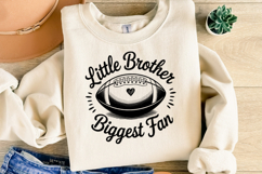 Little Brother Biggest Fan Svg | Game Day Svg | Shirt Svg Product Image 4