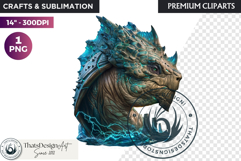 Fantasy Dragon Clipart, dragon PNG, Fantasy PNG Product Image 1