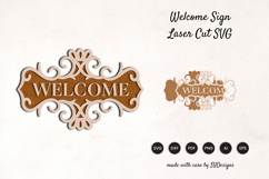 Welcome Sign Lasercut Product Image 1