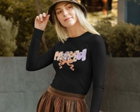 Coquette Halloween Mama Shirt Png | Flowers Mama Halloween Product Image 5