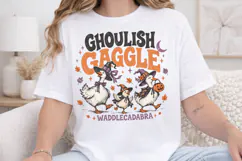 Witchy Waddler Goose Halloween PNG, Spooky Goose Witch Autum Product Image 4
