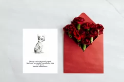 Chihuahua dog card Pet loss gift, Digital download for print Product Image 6