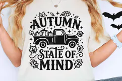 Autumn State Of Mind Svg, Funny Thanksgiving Svg, Truck Svg. Product Image 5