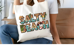 Salty Beach Summer PNG, Retro Ocean Sublimation Design Product Image 4