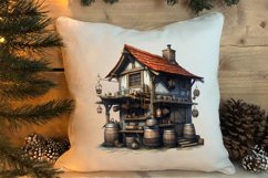 Western Christmas Watercolor Clipart Product Image 4