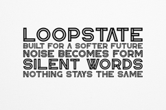 Republiko Outline Retro Display Font Product Image 4