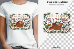 Christmas crochet png design for T-shirts Product Image 4