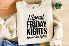 I spend Friday night under the lights Svg | Shirt Svg Product Image 4