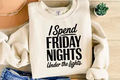 I spend Friday night under the lights Svg | Shirt Svg Product Image 4