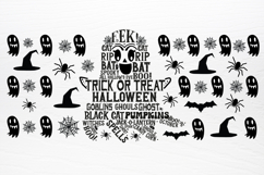 Halloween Round Can glass SVG Product Image 4