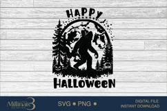 Bigfoot Happy Halloween|Sasquatch Svg Png Design,Mountain S Product Image 4