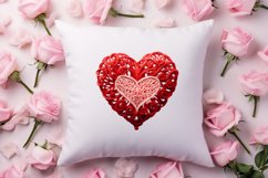 Crochet Valentines Day Clipart, Valentines Day Couplet Product Image 2