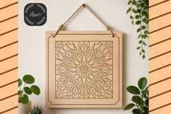 Barn Quilt SVG Bundle - Geometric Farmhouse Wood Sign Product Image 5