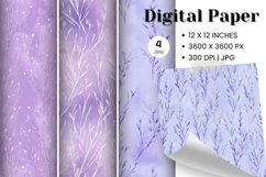 Flower Pattern Background Wallpaper Digital Paper_30 Product Image 1