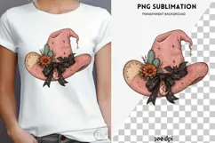 Western gothic halloween png design for T-shirts Product Image 4