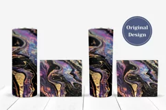 Glitter Tumbler Sublimation Designs, Colorful Tumbler Wrap Product Image 4