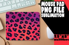 Leopard Glitter Mouse Pad Design PNG Product Image 1