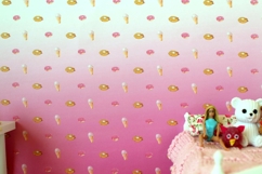 Dollhouse wallpaper donut nursery BJD doll prop download Product Image 4