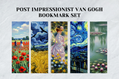 Post-Impressionist Van Gogh Bookmark Set,Iconic Fine Art Product Image 4