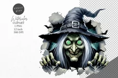 Halloween clipart, Witch clipart, Autumn clipart Product Image 1