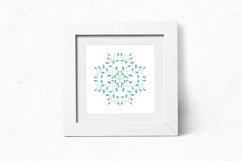 Whimsical spring mandala clipart Product Image 3