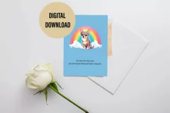 Chihuahua sympathy card, Pet bereavement card, Dog Sympathy Product Image 1