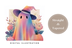 Holographic Ghost Tumbler Design, Glitter Halloween Tumbler Product Image 4