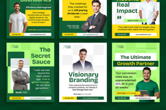 Customer Testimonial Growth Focus - Social Media Post Product Image 4