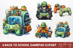 Back To School Gamepad Clipart Product Image 1