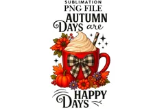 Autumn day png design for T-shirts Product Image 1