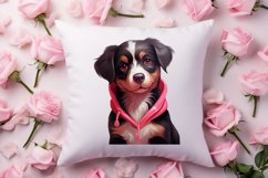 Cute Valentine Dog Clipart, Valentines Day Dog Clipart Product Image 4