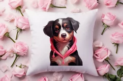 Cute Valentine Dog Clipart, Valentines Day Dog Clipart Product Image 4