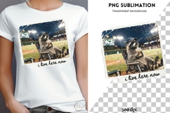 Funny raccoon png design for T-shirts Product Image 4