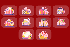 Economy Down Illustration Pack Product Image 4