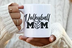 Volleyball mom svg, SVG files for cricut, laser cut files Product Image 4