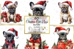 Christmas Dogs Clipart bundle, Dog breeds in Christmas Product Image 7