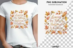 Autumn quote png design for T-shirts Product Image 4