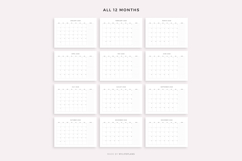 2028 Monthly Planner Landscape, Dated Month on 1 Page Product Image 4