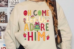 Christian Christmas Sublimation, jesus Christmas Png Product Image 2